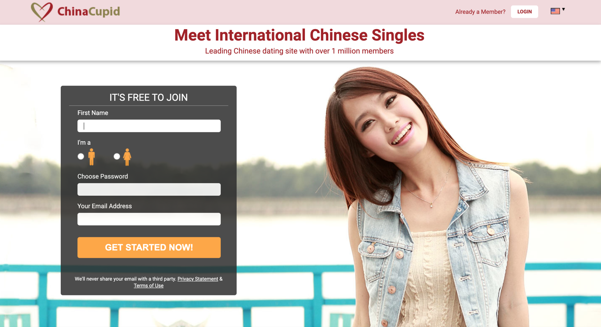 ChinaCupid main page