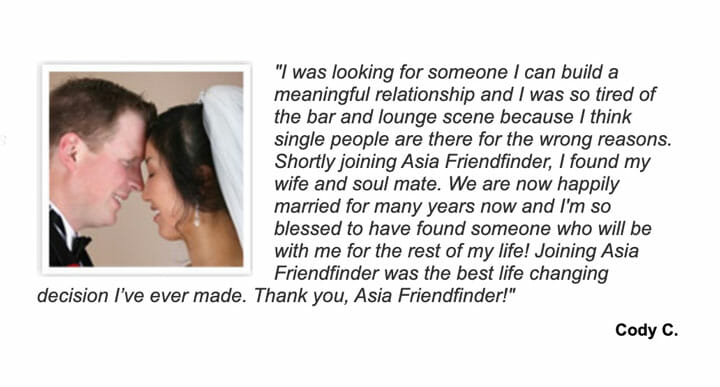AsiaFriendFinder happy couple