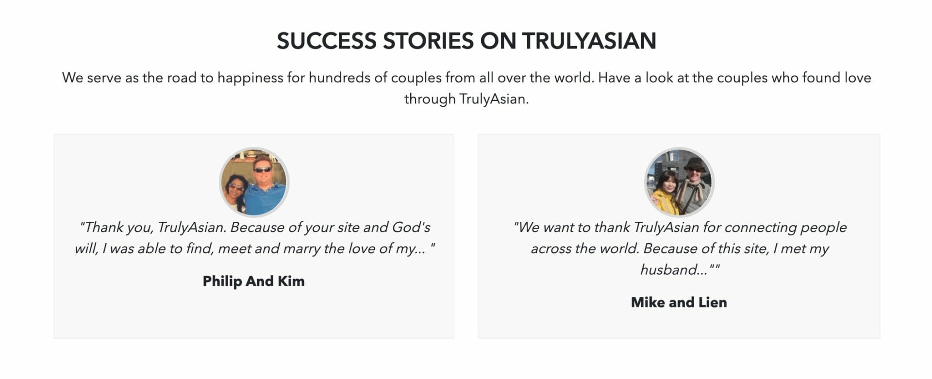 TrulyAsian success stories